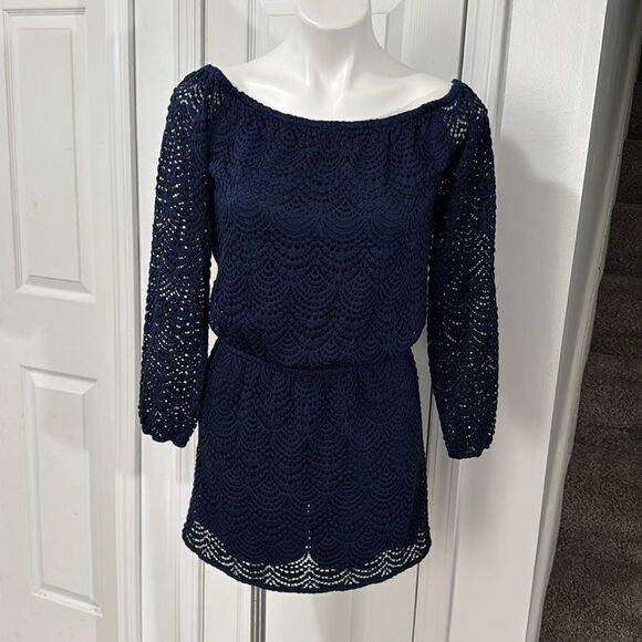 LILLY PULITZER OFF SHOULDER MINI DRESS SIZE SMALL - Picture 5 of 12